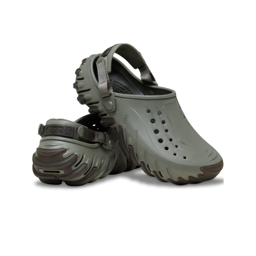 Giày Clog Unisex Crocs Echo Gum Ro - Galactic Grey