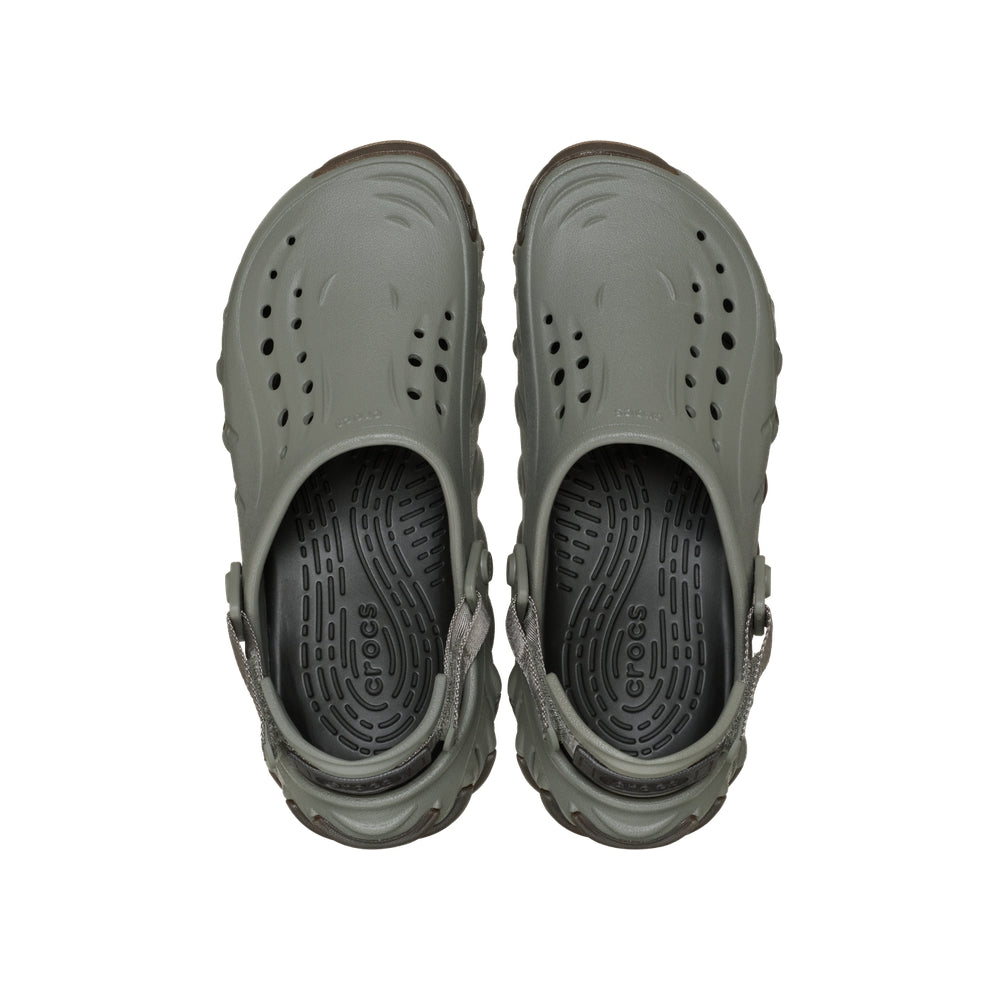 Giày Clog Unisex Crocs Echo Gum Ro - Galactic Grey