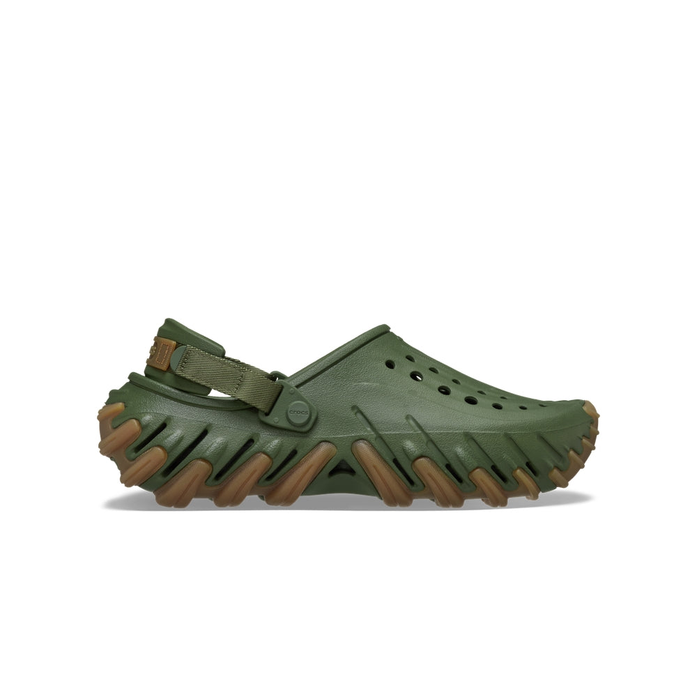Giày Clog Unisex Crocs Echo Gum Ro - Army Green