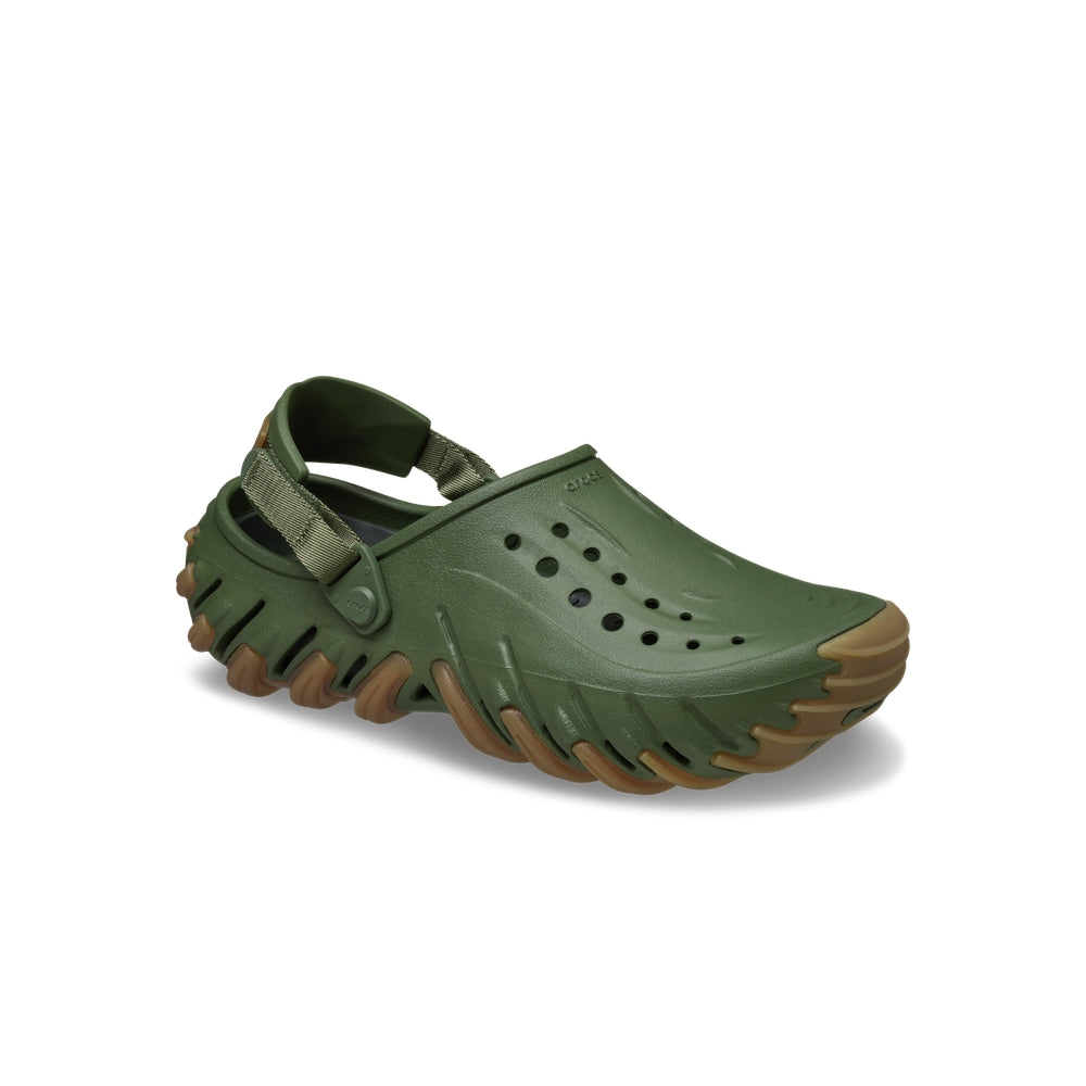 Giày Clog Unisex Crocs Echo Gum Ro - Army Green