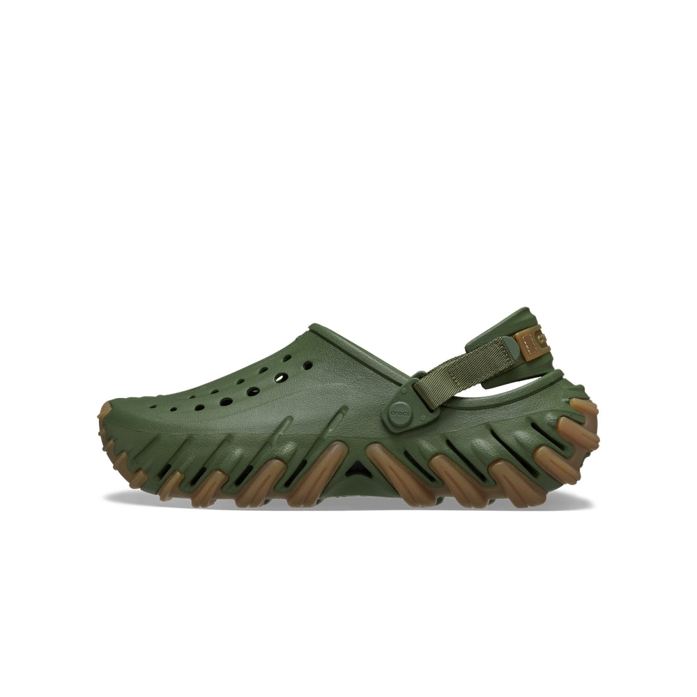 Giày Clog Unisex Crocs Echo Gum Ro - Army Green
