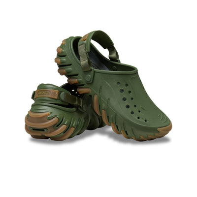 Giày Clog Unisex Crocs Echo Gum Ro - Army Green