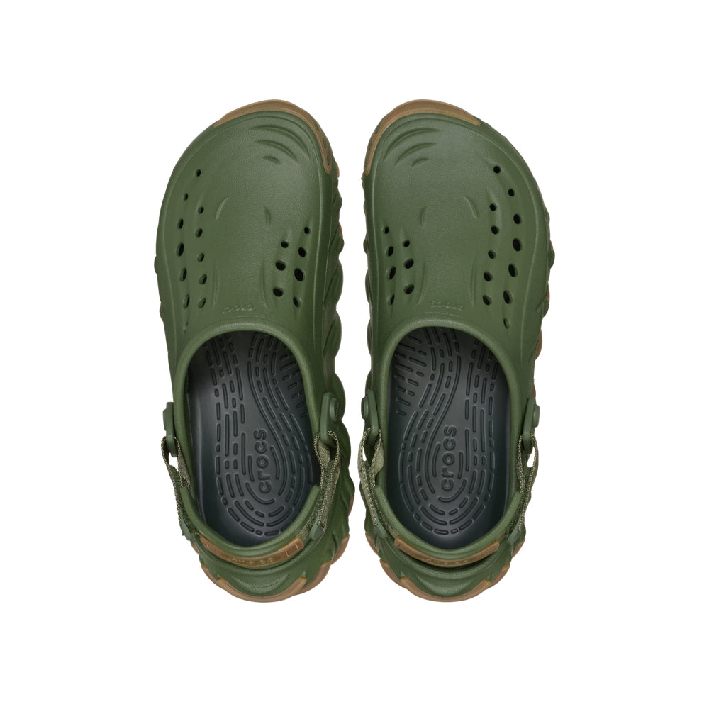 Giày Clog Unisex Crocs Echo Gum Ro - Army Green