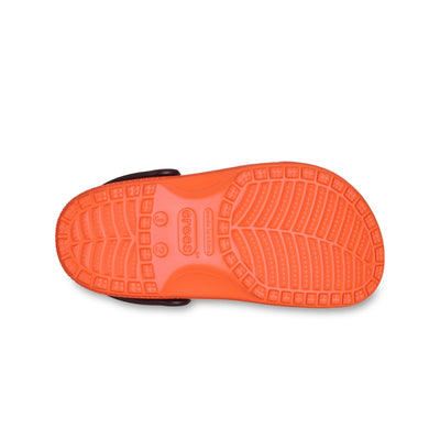 Giày Clog Trẻ Em Crocs Classic Jack O Lantern Lights - Orange