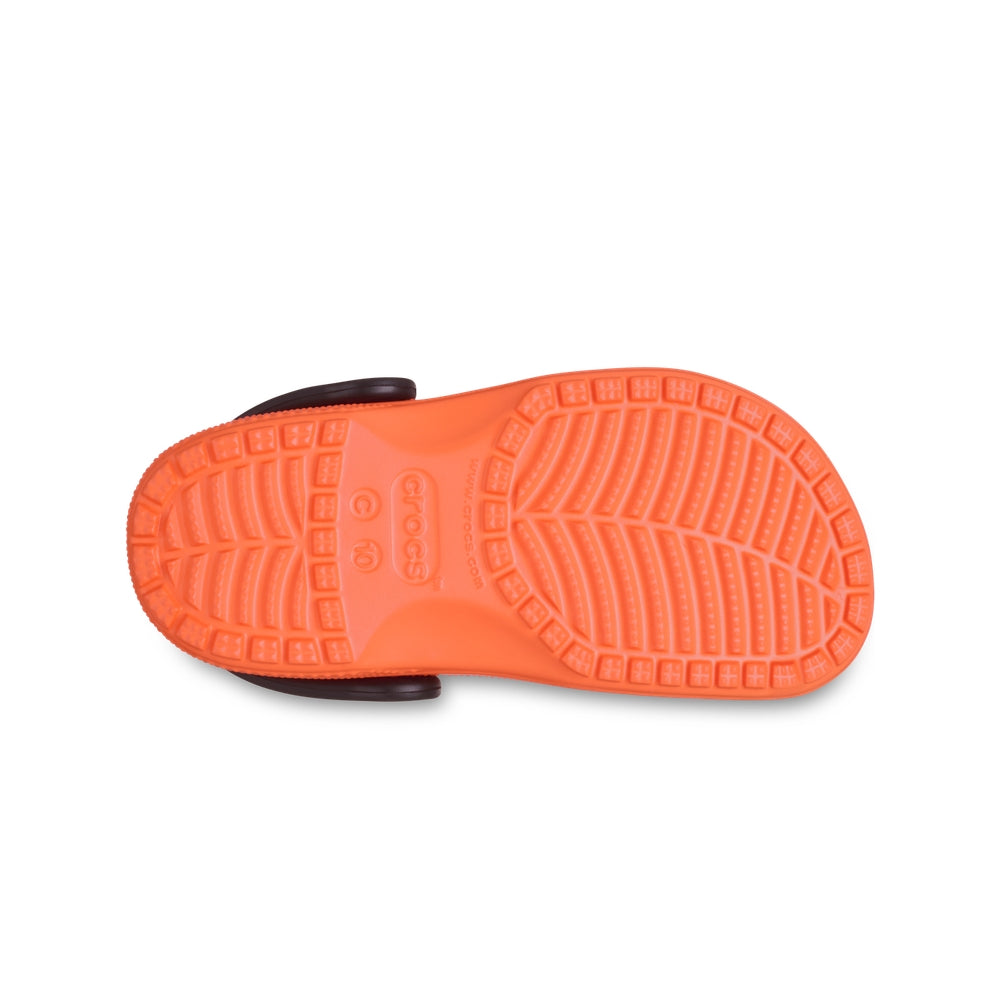 Giày Clog Trẻ Em Crocs Toddler Classic Jack O Lantern Lights - Orange