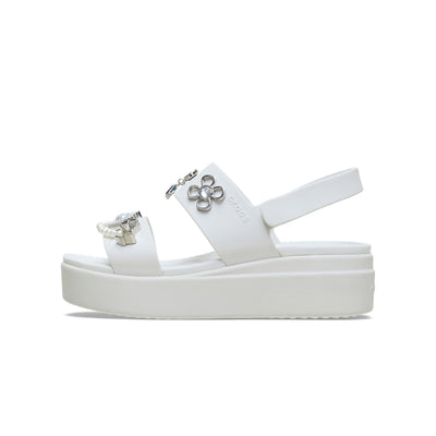 Giày Xăng Đan Nữ Crocs Brooklyn Pre Embellished 4U - Moonlight