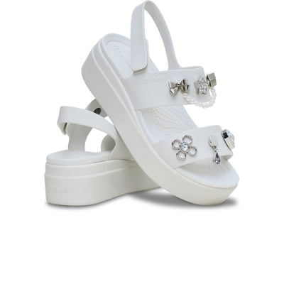 Giày Xăng Đan Nữ Crocs Brooklyn Pre Embellished 4U - Moonlight