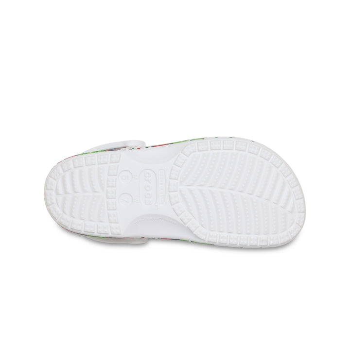 Giày Clog Unisex Crocs Baya Holiday Graphic - White