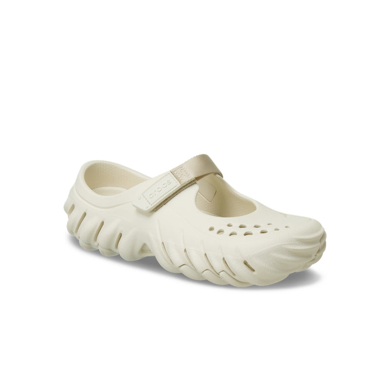 Giày Clog Nữ Crocs Echo Mary Jane - Summit White