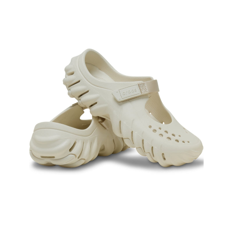 Giày Clog Nữ Crocs Echo Mary Jane - Summit White