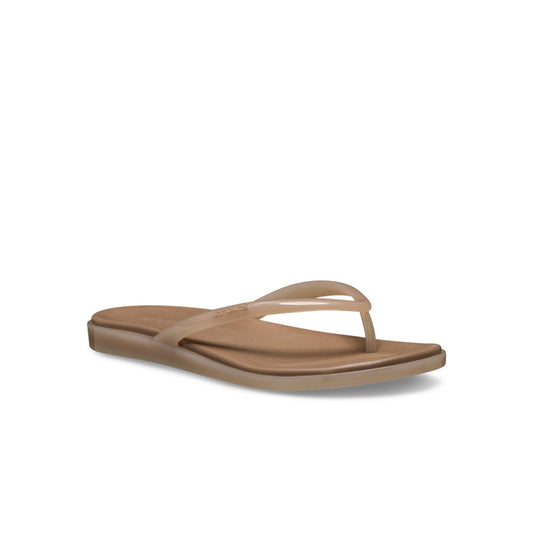 Dép Xỏ Ngón Nữ Crocs Miami Jelly - Chocolate