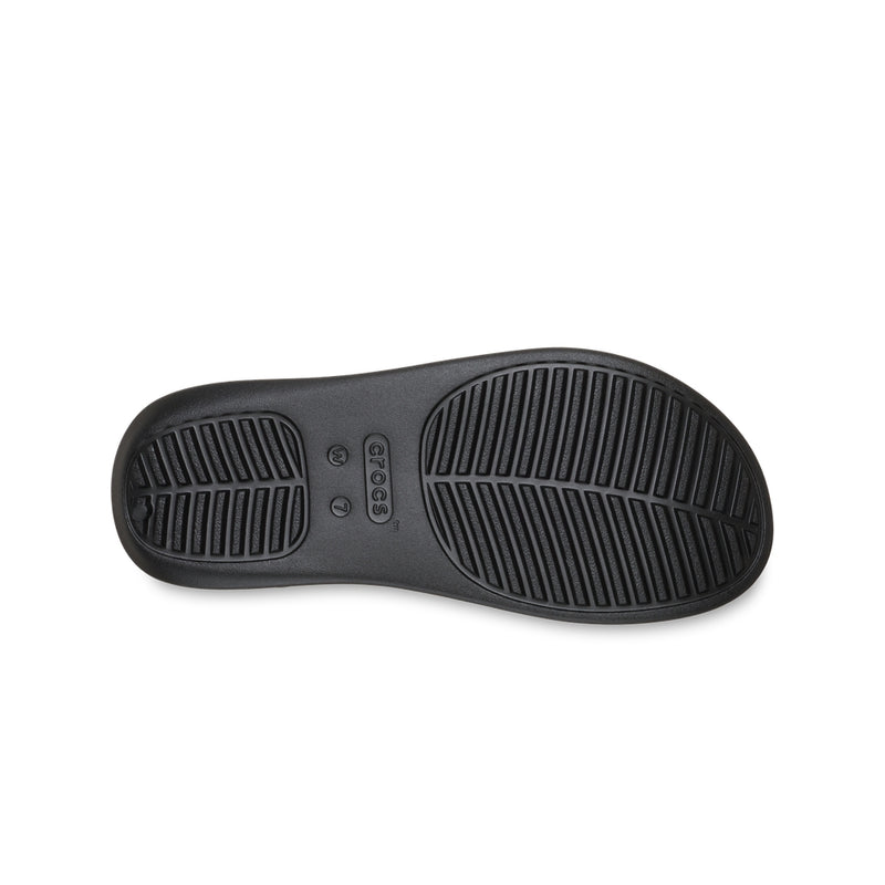 Dép Xỏ Ngón Nữ Crocs Getaway Triangle - Black