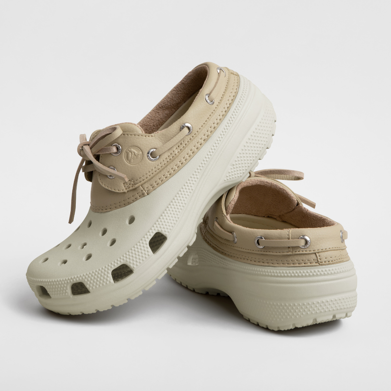 Giày Clog Unisex Crocs Classic Islander - Bone/Moth
