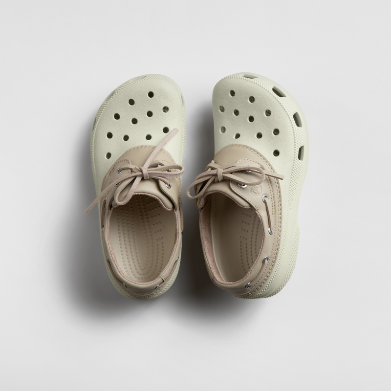 Giày Clog Unisex Crocs Classic Islander - Bone/Moth