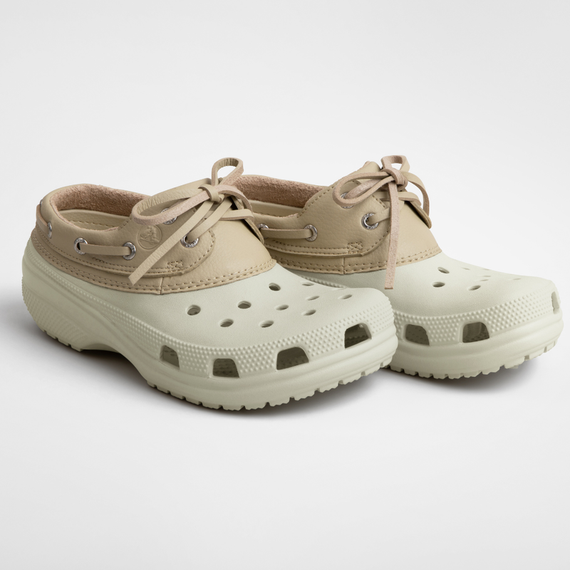 Giày Clog Unisex Crocs Classic Islander - Bone/Moth