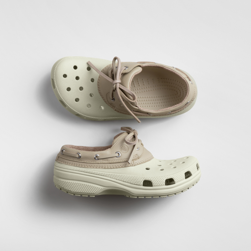 Giày Clog Unisex Crocs Classic Islander - Bone/Moth