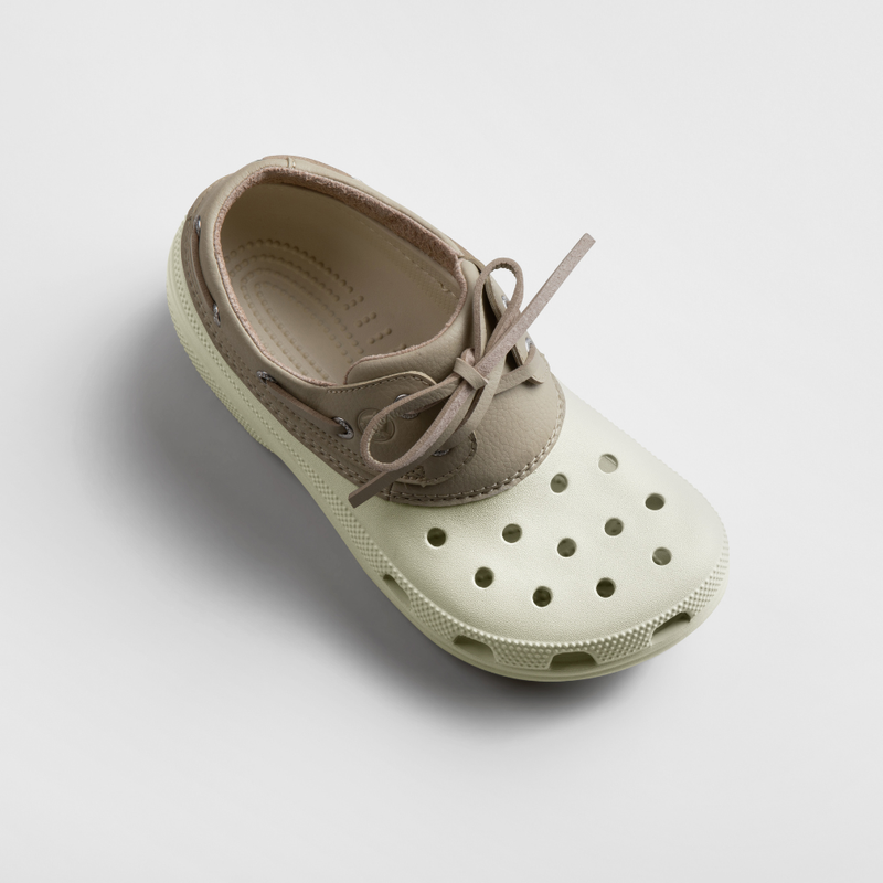 Giày Clog Unisex Crocs Classic Islander - Bone/Moth