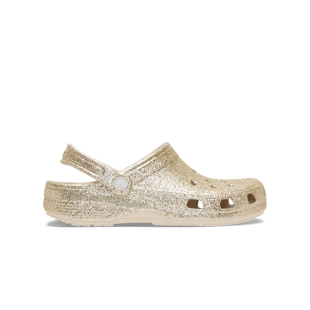 Giày Clog Unisex Crocs Classic Chunky Glitter - Sandstone