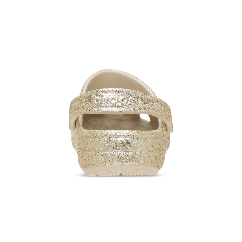 Giày Clog Unisex Crocs Classic Chunky Glitter - Sandstone