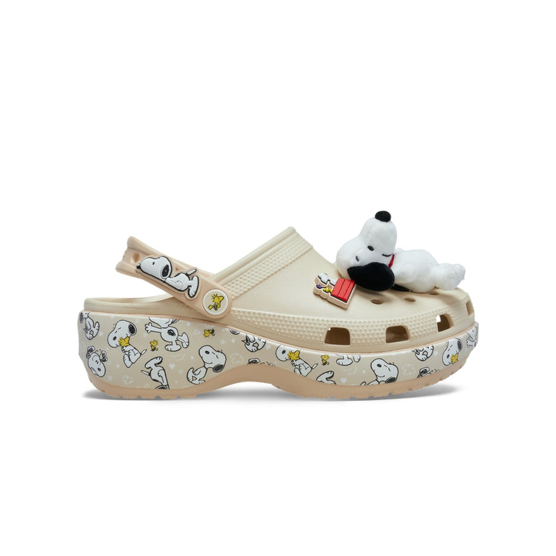 Giày Clog Nữ Crocs Classic Platform Peanuts