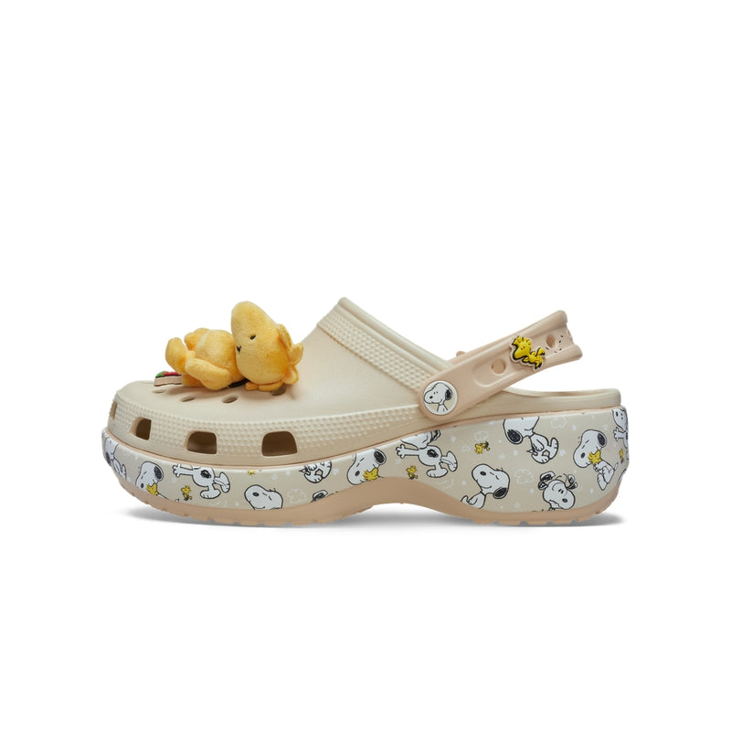 Giày Clog Nữ Crocs Classic Platform Peanuts