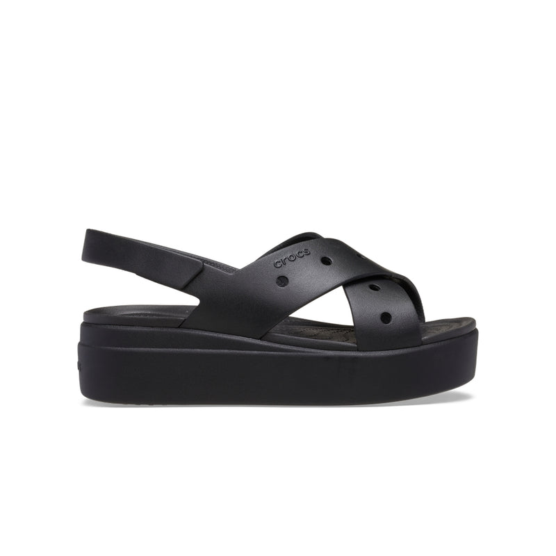 Xăng Đan Nữ Crocs Brooklyn 4U Cross Strap - Black