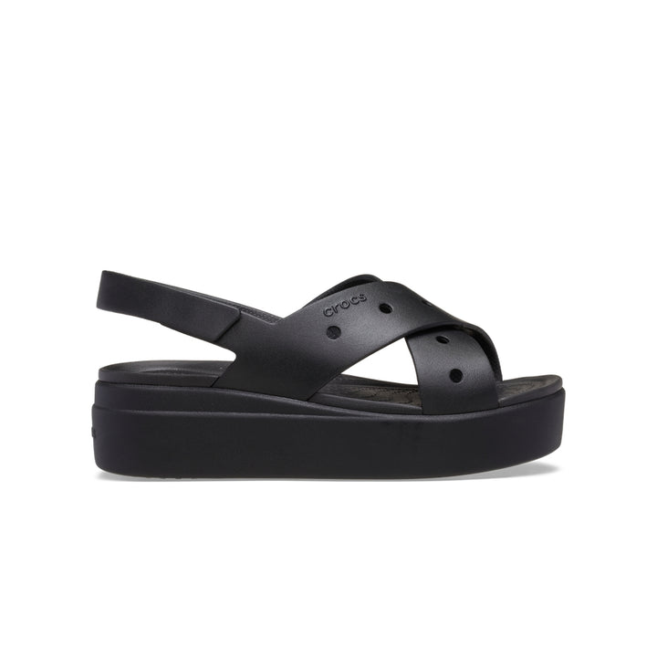 Xăng Đan Nữ Crocs Brooklyn 4U Cross Strap - Black - Crocs™ Việt Nam