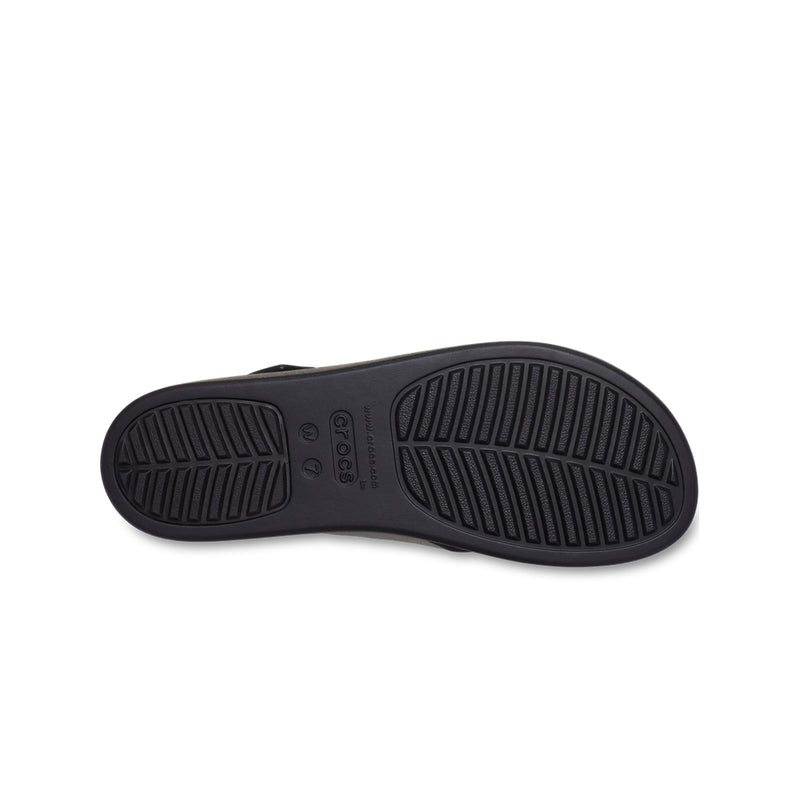 Xăng Đan Nữ Crocs Brooklyn 4U Cross Strap - Black