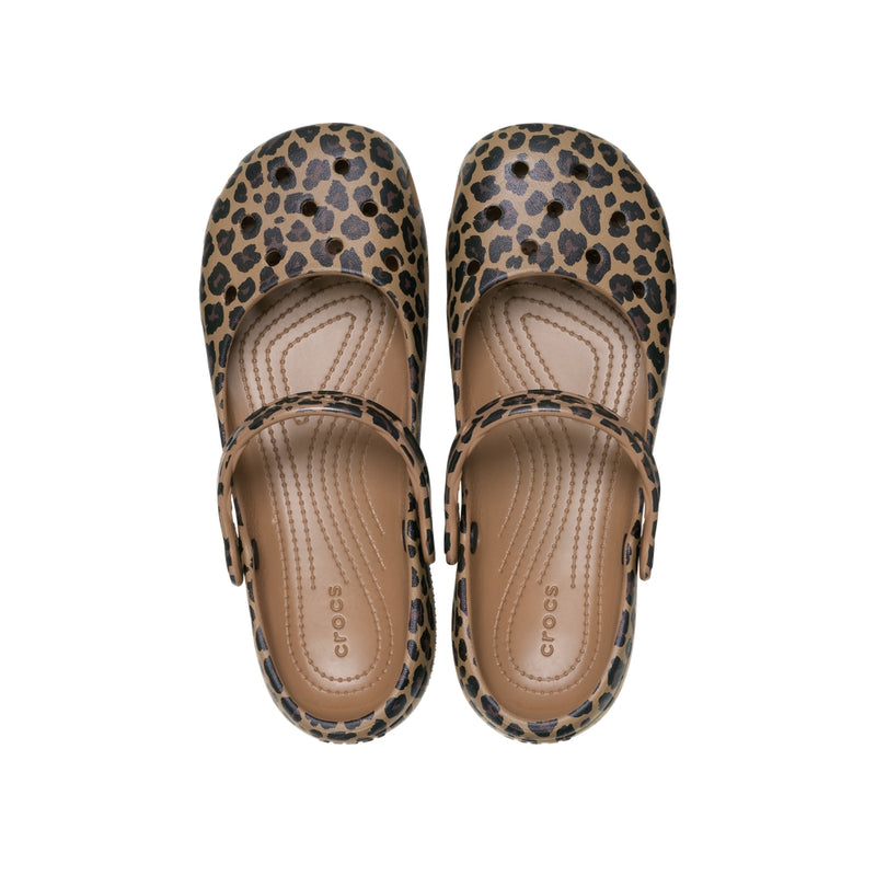 Giày Bệt Nữ Crocs Classic Animal Ballet
