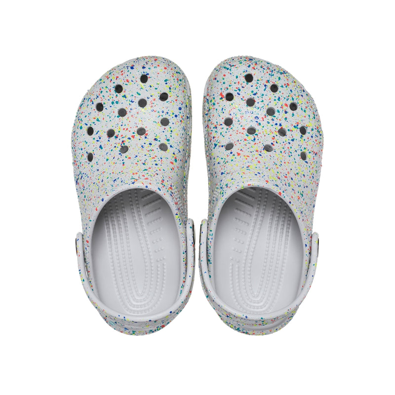 Giày Clog Trẻ Em Crocs Classic Glow Paint Splatter - Atmosphere