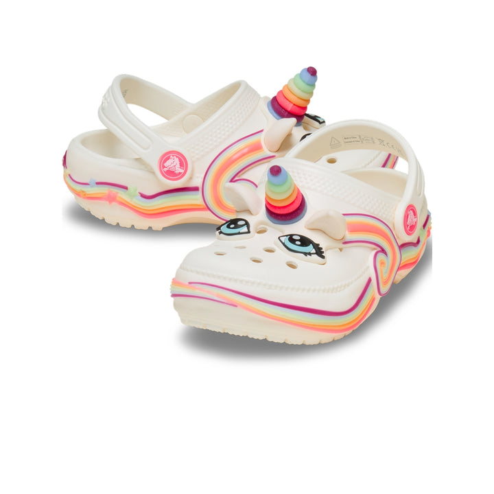 Giày Clog Trẻ Em Crocs Toddler Iam Unicorn Lights Classic - Chalk - Crocs™ Việt Nam