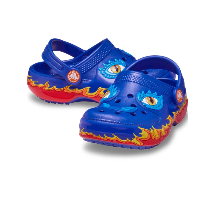 Giày Clog Trẻ Em Crocs Toddler Iam Dragon Lights Classic - Blue Bolt - Crocs™ Việt Nam