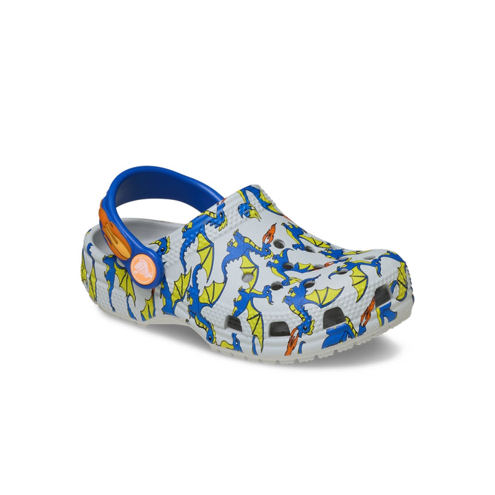 Giày Clog Trẻ Em Crocs Toddler Classic Dragon Graphic - Atmosphere - Crocs™ Việt Nam