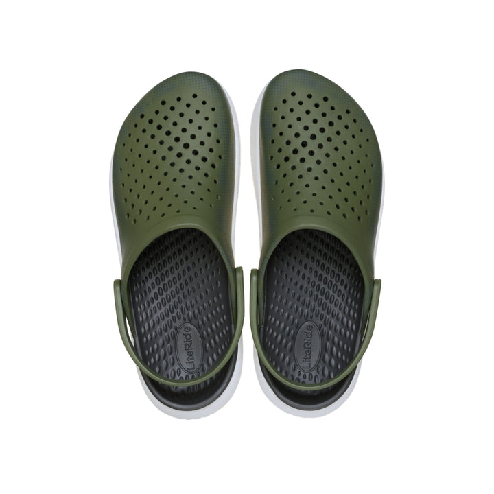 Giày Clog Unisex Crocs InMotion Graphic - Army Green - Crocs™ Việt Nam
