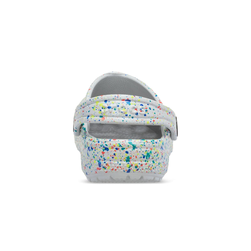 Giày Clog Trẻ Em Crocs Toddler Classic Glow Paint Splatter - Atmosphere