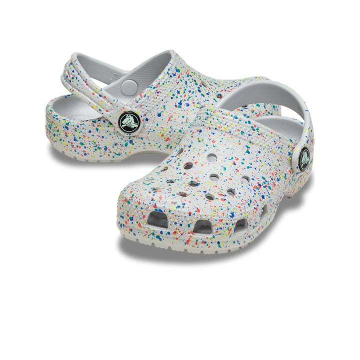 Giày Clog Trẻ Em Crocs Toddler Classic Glow Paint Splatter - Atmosphere - Crocs™ Việt Nam