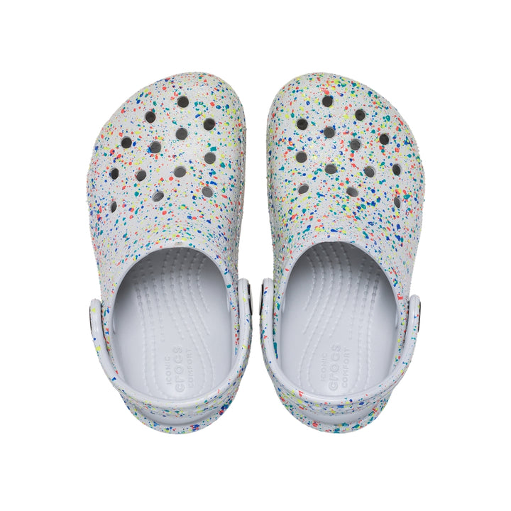 Giày Clog Trẻ Em Crocs Toddler Classic Glow Paint Splatter - Atmosphere - Crocs™ Việt Nam