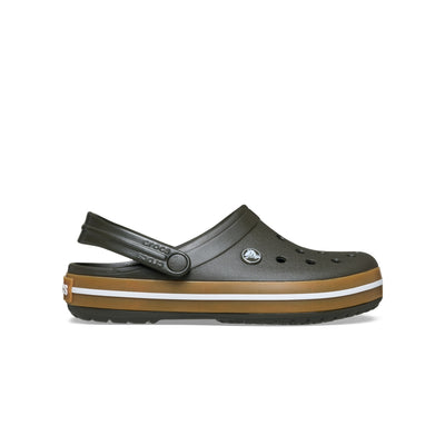 Giày Clog Unisex Crocs Crocband Gum - Deep Olive
