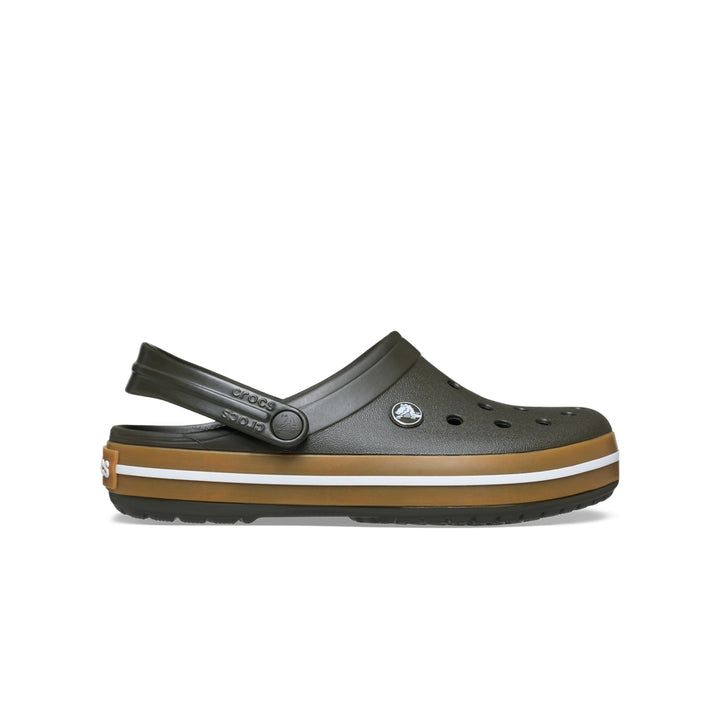 Giày Clog Unisex Crocs Crocband Gum - Deep Olive