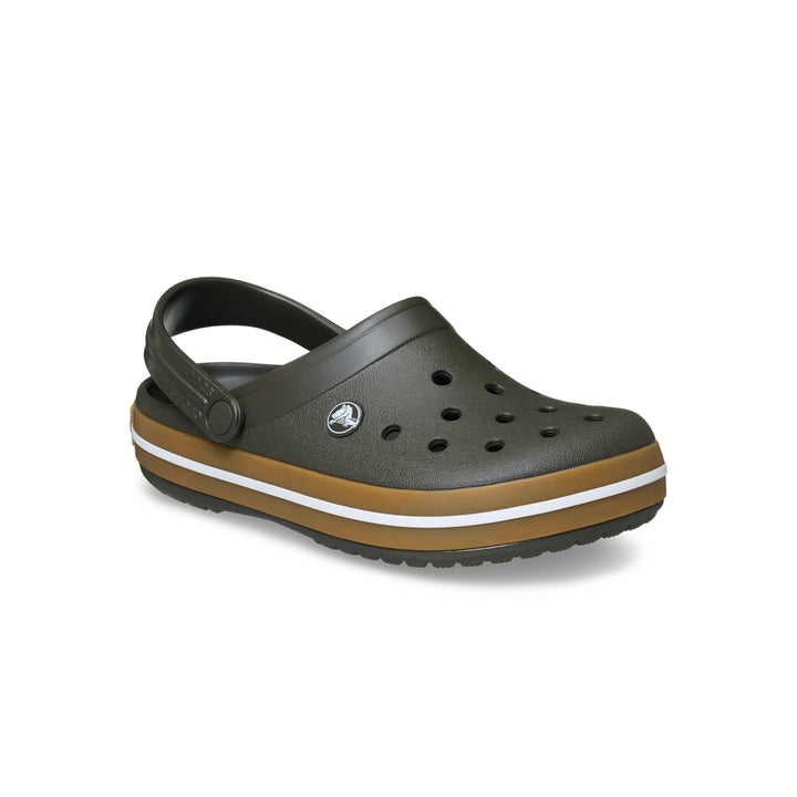 Giày Clog Unisex Crocs Crocband Gum - Deep Olive