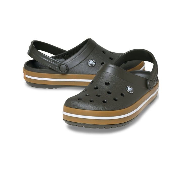 Giày Clog Unisex Crocs Crocband Gum - Deep Olive