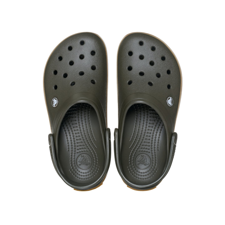 Giày Clog Unisex Crocs Crocband Gum - Deep Olive