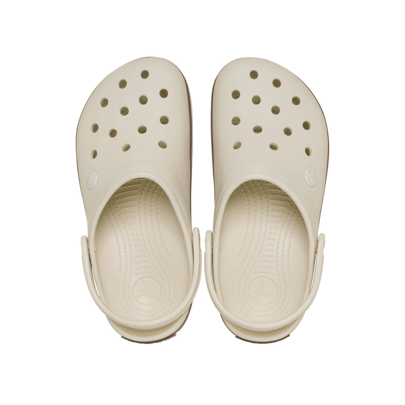Giày Clog Trẻ Em Crocs Crocband Gum - Summit White