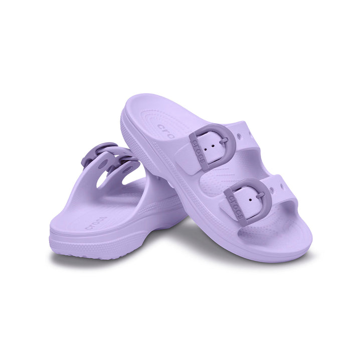 Xăng Đan Nữ Crocs Saturday Enamel Buckle - Purple Halo - Crocs™ Việt Nam