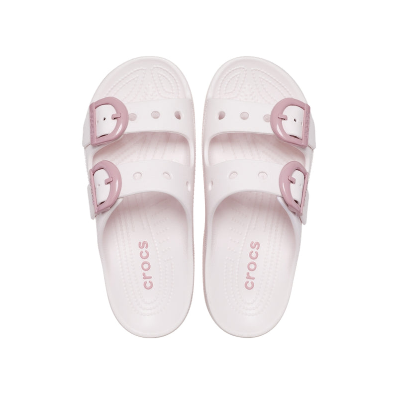 Xăng Đan Nữ Crocs Saturday Enamel Buckle - Bubble Ice