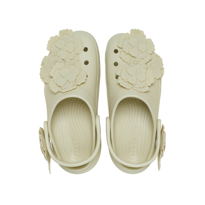 Giày Clog Nữ Crocs Platform Lace Floral - Bone - Crocs™ Việt Nam