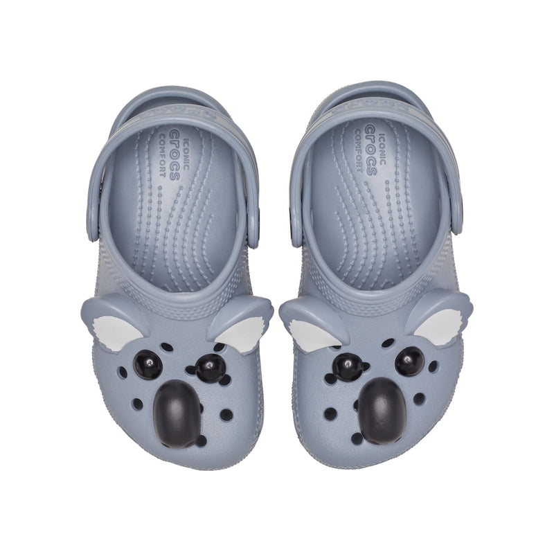 Giày Clog Trẻ Em Crocs Toddler Classic IAM Koala - Concrete