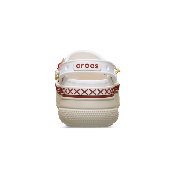 Giày Clog Unisex Crocs Classic Stacked Crimson Gallop - Chalk - Crocs™ Việt Nam