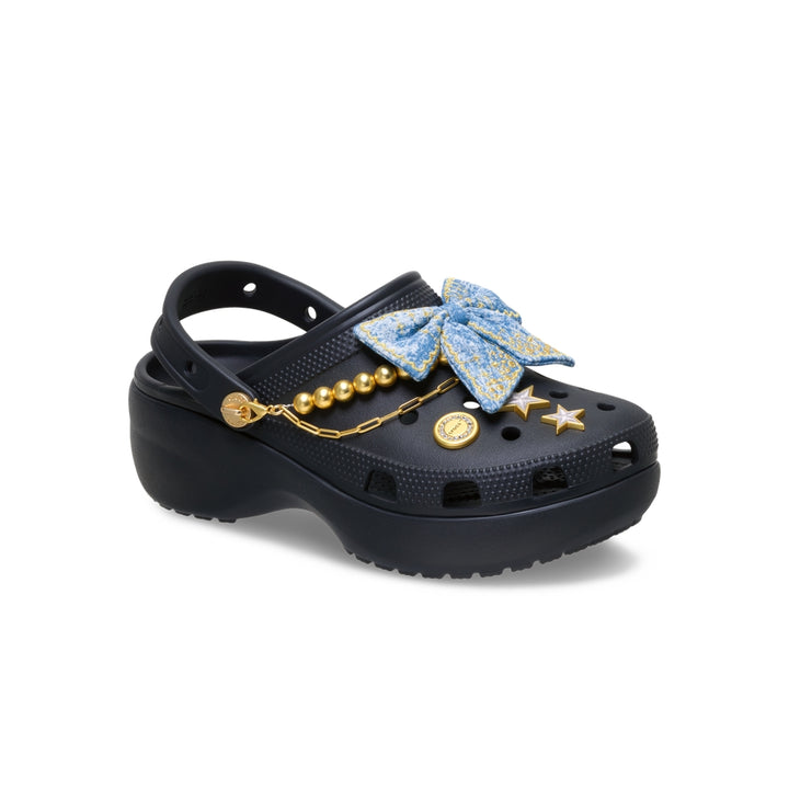 Giày Clog Nữ Crocs Platform Denim - Black - Crocs™ Việt Nam