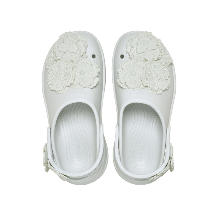Giày Clog Nữ Crocs Classic Stacked Lace Floral - Moonlight - Crocs™ Việt Nam